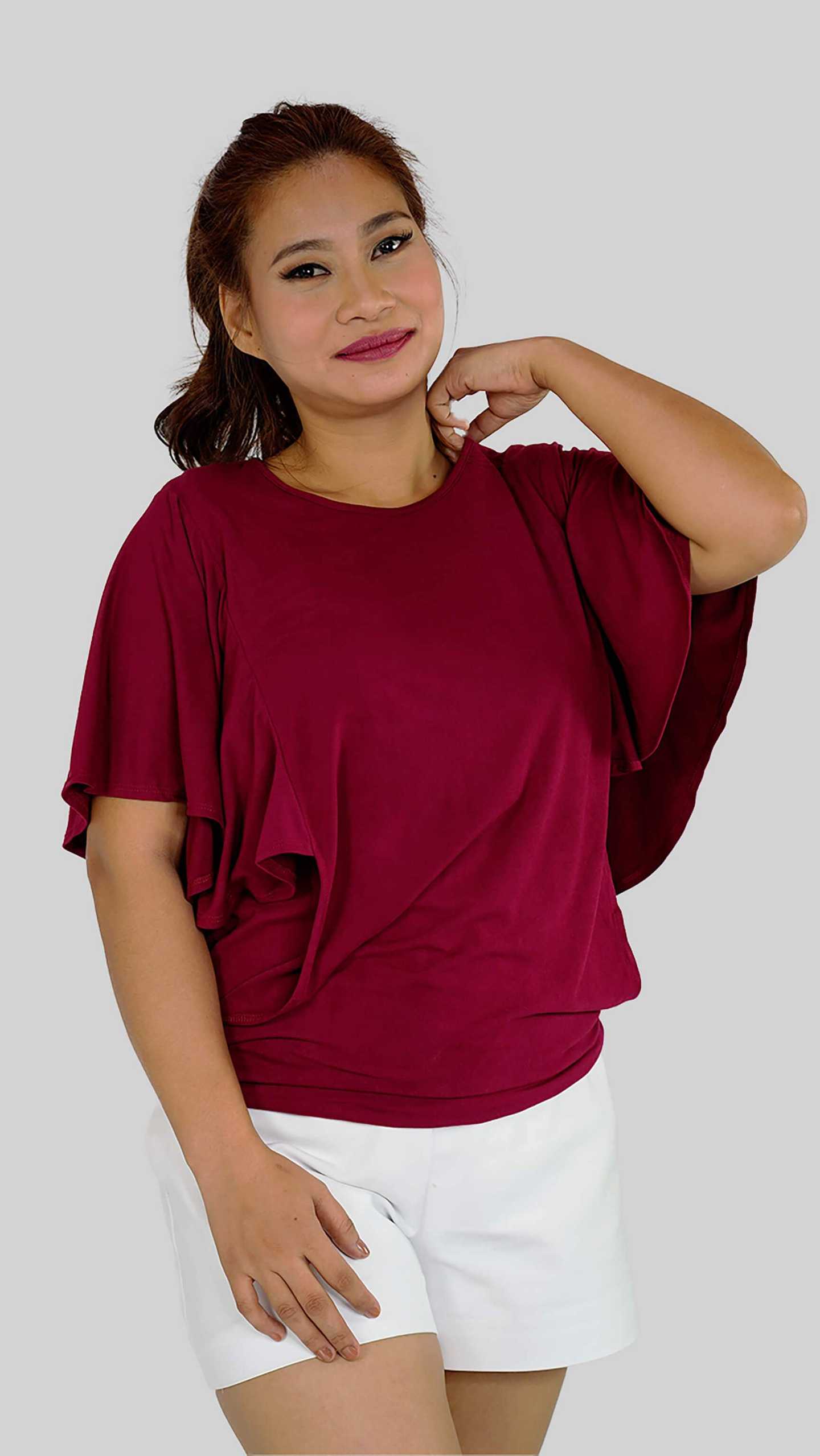 Batwing Sleeves Top